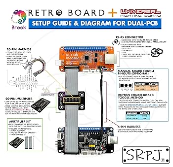 yud2ページ Amazon.com: SRPJ 20-Pin Multiplier Kit for Brook Retro Board
